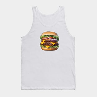 Double cheese burger lover Tank Top